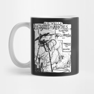 War of the Worlds 1906 Print Ad Illustration (Dark Garment) Mug